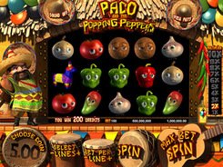 Paco and The Popping Peppers Pokie